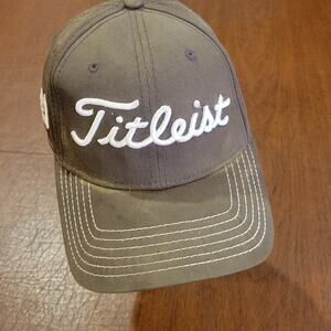 Titleist FJ Strap Back Cap Hat Golf Brown Baseball Cap New Era